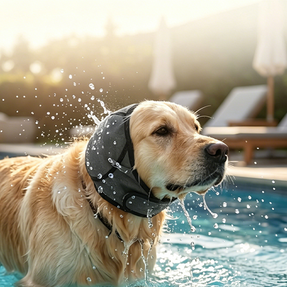 🛒 50% RABATT NU! 🐶 Vattentät lugnande luvtröja för hund – Mjuk & Andningsbar – Perfekt för Promenader, Åskväder & Resor 🌿