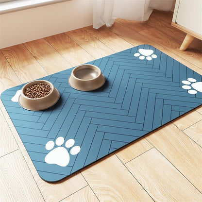 ✨50% RABATT NU! ✨ Vattentät matplatsmatta för husdjur – lätt att torka av, halkfri & perfekt för mat & vatten, skyddar golv mot spill & fläckar 🐶🐱