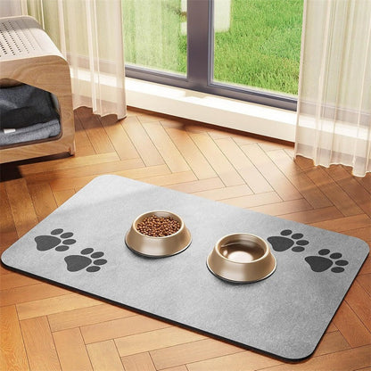 ✨50% RABATT NU! ✨ Vattentät matplatsmatta för husdjur – lätt att torka av, halkfri & perfekt för mat & vatten, skyddar golv mot spill & fläckar 🐶🐱