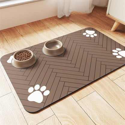 ✨50% RABATT NU! ✨ Vattentät matplatsmatta för husdjur – lätt att torka av, halkfri & perfekt för mat & vatten, skyddar golv mot spill & fläckar 🐶🐱