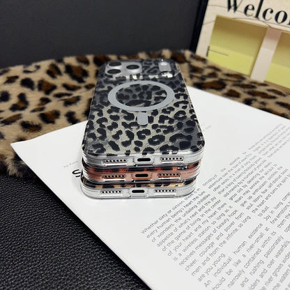 Magnetiskt Leopardmönstrat Mobilskal