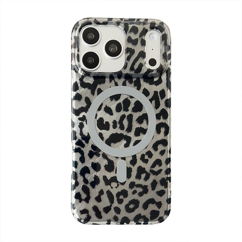 Magnetiskt Leopardmönstrat Mobilskal