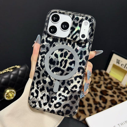 Magnetiskt Leopardmönstrat Mobilskal