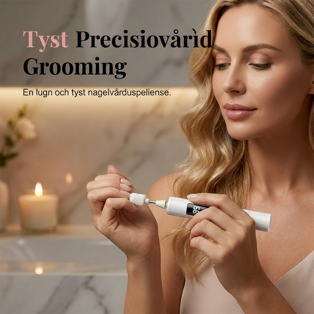 ✨Professionell elektrisk nagelfil——uppgradera din nagelvård med 99 hastigheter & 4 tillbehör ✨💅