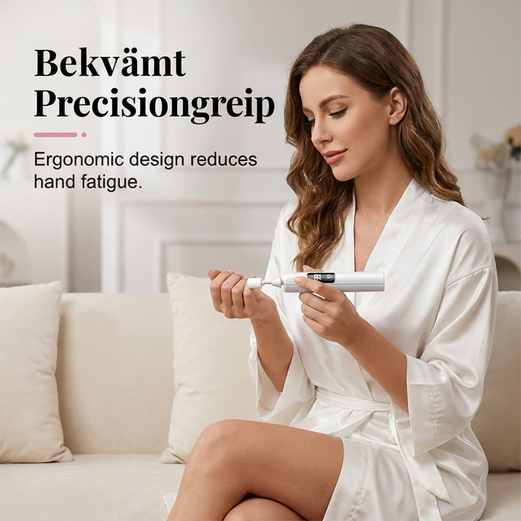 ✨Professionell elektrisk nagelfil——uppgradera din nagelvård med 99 hastigheter & 4 tillbehör ✨💅