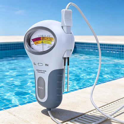 🔬💧 pH- och klormätare för simbassänger – 50 % rabatt! Noggrann mätning av pH-värdet och klorhalten i din simbassäng – enkelt, snabbt och pålitligt. 🔥🏊