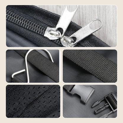 Bärbar Hopfällbar Trippel Mesh Organizer Hängväska