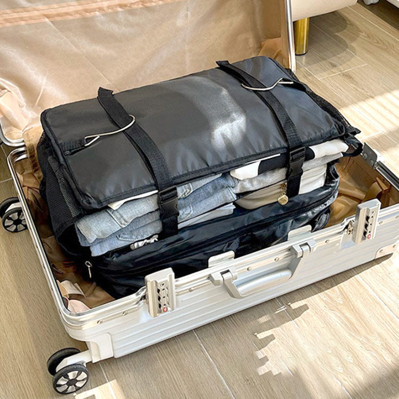 Bärbar Hopfällbar Trippel Mesh Organizer Hängväska
