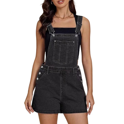 👖 50% RABATT NU! ✨ Dam Casual Denim Kort Helälsbyxor – Avslappnad Passform & Fickor – Perfekt för Sommaren – Enkel att Styla ☀️