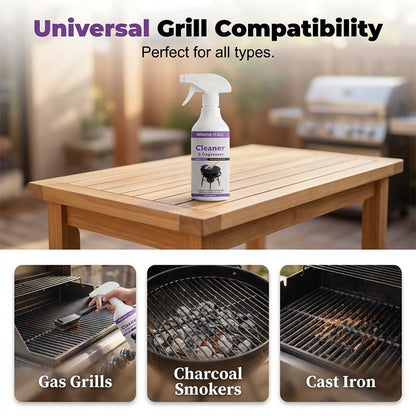 🧼 Kraftfull grillrengöring & avfettning – löser upp fett, smuts och fastbrända rester 🔥
