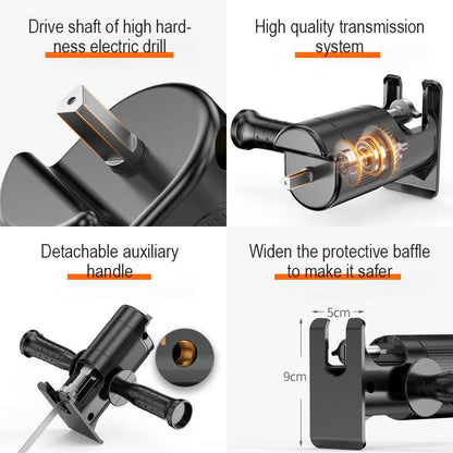 🛠️ 50 % RABATT NU! ⚡ Adaptersats för multifunktions-recirkelsåg – förvandla borrmaskinen till tigersåg – perfekt för trä, metall och plast 🌲