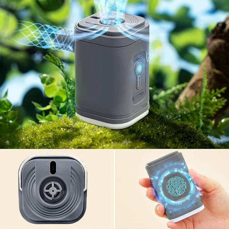 ⏳Tidsbegränsat erbjudande🏕️ Uppladdningsbar Luftpump – Kompakt, Kraftfull & Perfekt för Camping och Resor🔋✨