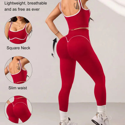 Damset med Högstretchig Sport-BH & Leggings