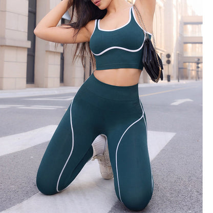 Damset med Högstretchig Sport-BH & Leggings