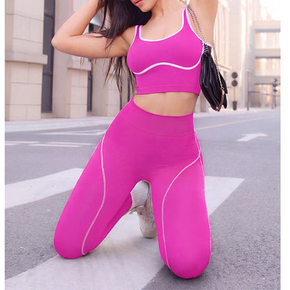 Damset med Högstretchig Sport-BH & Leggings