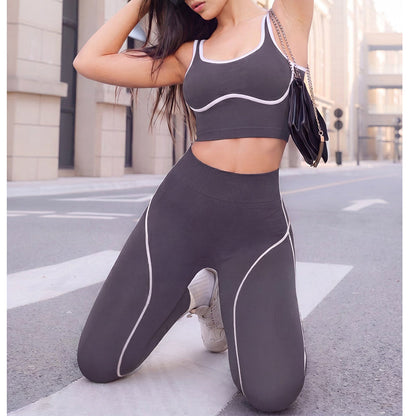 Damset med Högstretchig Sport-BH & Leggings