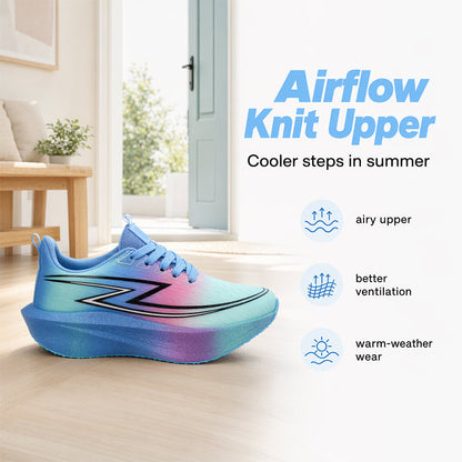 Andningsbara Mesh-sneakers med Kuddsåla för Utomhusträning