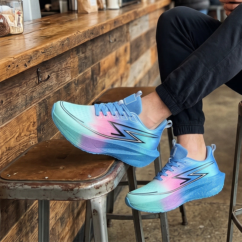 Andningsbara Mesh-sneakers med Kuddsåla för Utomhusträning