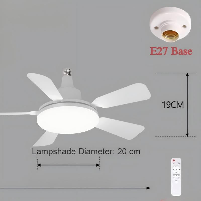 Takfläkt med Lampa och Fjärrkontroll
