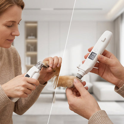 🐾✂️ 50% RABATT! 2-i-1 LED-nagelsax & Fil för Husdjur – Upplyst klippning, säker & precis – Perfekt för Hundar & Katter 🐶🐱