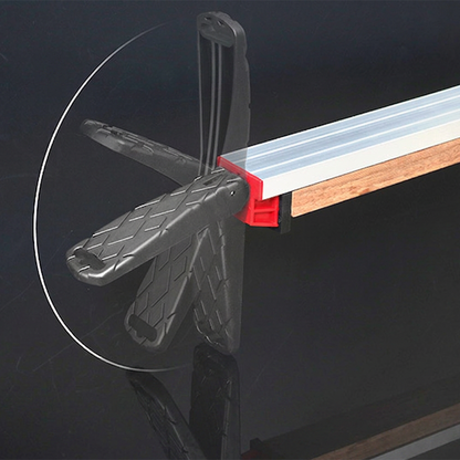 📏 BLIXTREA: 50% RABATT! Rakskeneguide-klämma i aluminium – 120 kg klämkraft, 690 mm & kompatibel med cirkelsåg/fräs för exakta snitt ⚙️✨