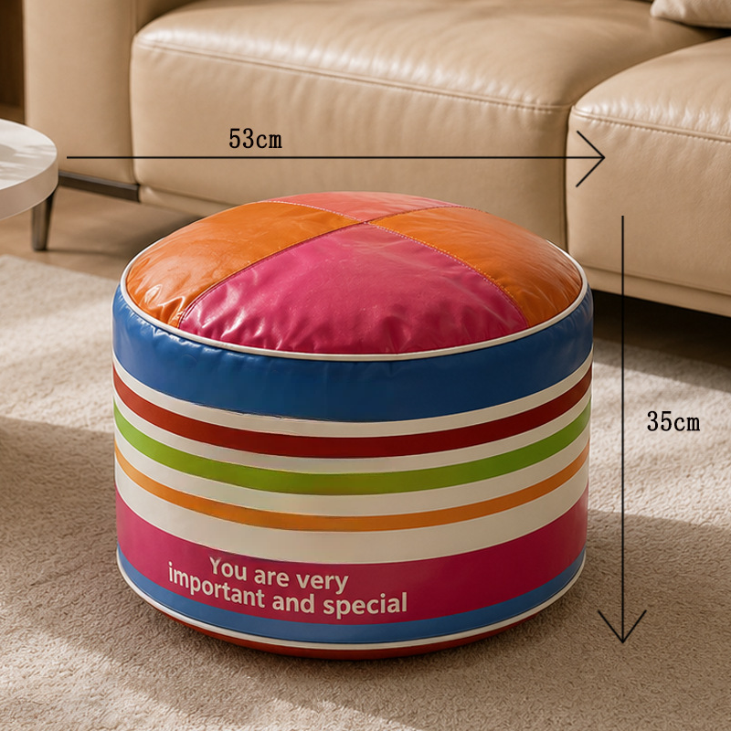 Multifunktionell ottoman-sittpuff med förvaring
