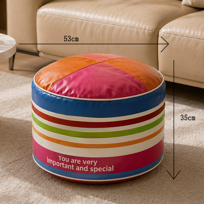 Multifunktionell ottoman-sittpuff med förvaring
