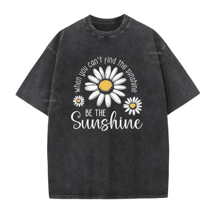 👕☀️ Mjuk tusensköna T-shirt i vintage-tvättad kvalitet