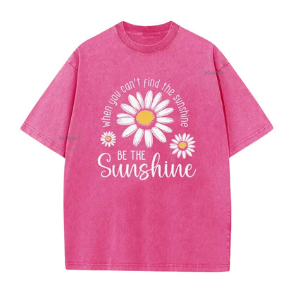 👕☀️ Mjuk tusensköna T-shirt i vintage-tvättad kvalitet