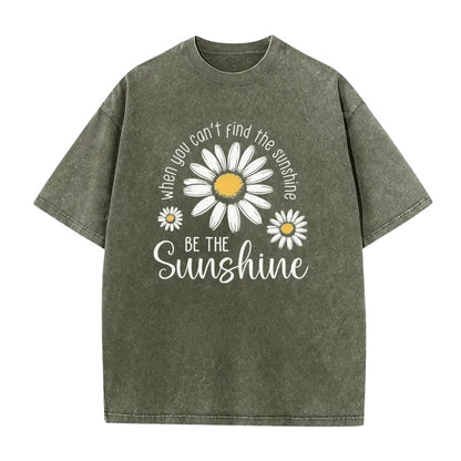 👕☀️ Mjuk tusensköna T-shirt i vintage-tvättad kvalitet