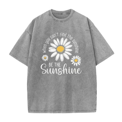 👕☀️ Mjuk tusensköna T-shirt i vintage-tvättad kvalitet