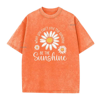 👕☀️ Mjuk tusensköna T-shirt i vintage-tvättad kvalitet