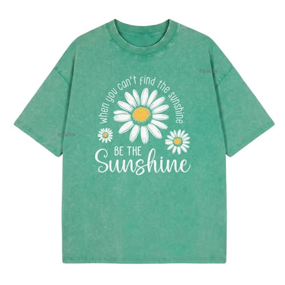 👕☀️ Mjuk tusensköna T-shirt i vintage-tvättad kvalitet
