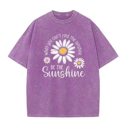 👕☀️ Mjuk tusensköna T-shirt i vintage-tvättad kvalitet