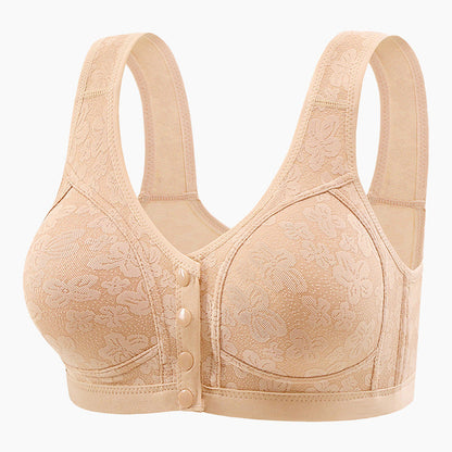 👙 50% RABATT NU! Extremt bekväma damunderkläder med knappstängning framtill – 3D‑lyftande, bygelfri & andningsbar – komfort hela dagen ✨💖