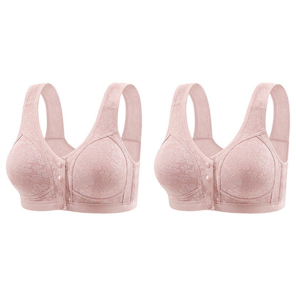 👙 50% RABATT NU! Extremt bekväma damunderkläder med knappstängning framtill – 3D‑lyftande, bygelfri & andningsbar – komfort hela dagen ✨💖
