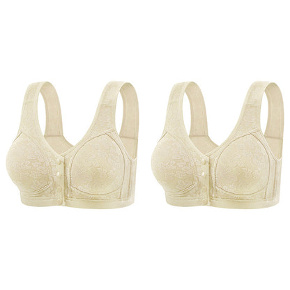 👙 50% RABATT NU! Extremt bekväma damunderkläder med knappstängning framtill – 3D‑lyftande, bygelfri & andningsbar – komfort hela dagen ✨💖