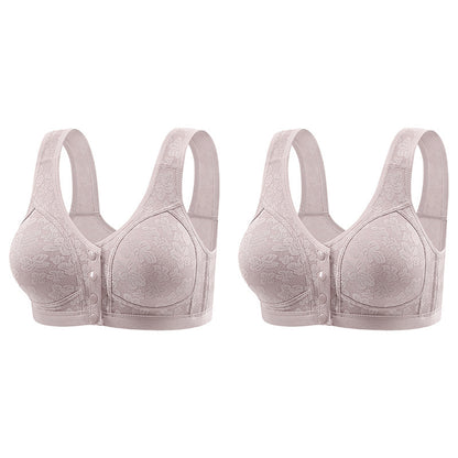 👙 50% RABATT NU! Extremt bekväma damunderkläder med knappstängning framtill – 3D‑lyftande, bygelfri & andningsbar – komfort hela dagen ✨💖