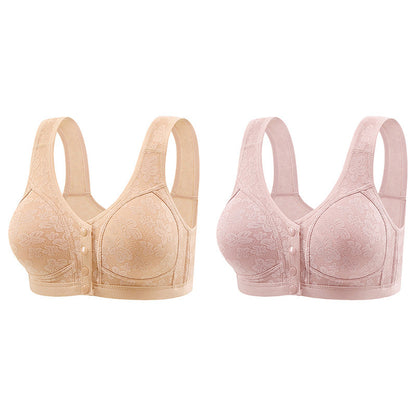 👙 50% RABATT NU! Extremt bekväma damunderkläder med knappstängning framtill – 3D‑lyftande, bygelfri & andningsbar – komfort hela dagen ✨💖