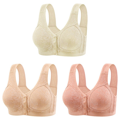 👙 50% RABATT NU! Extremt bekväma damunderkläder med knappstängning framtill – 3D‑lyftande, bygelfri & andningsbar – komfort hela dagen ✨💖