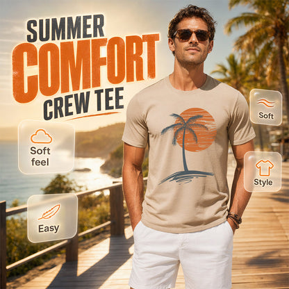 Herr Casual Kortärmad T-shirt