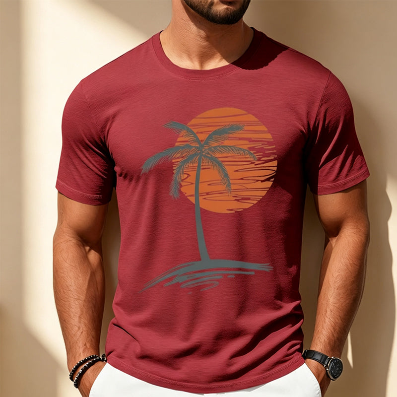 Herr Casual Kortärmad T-shirt