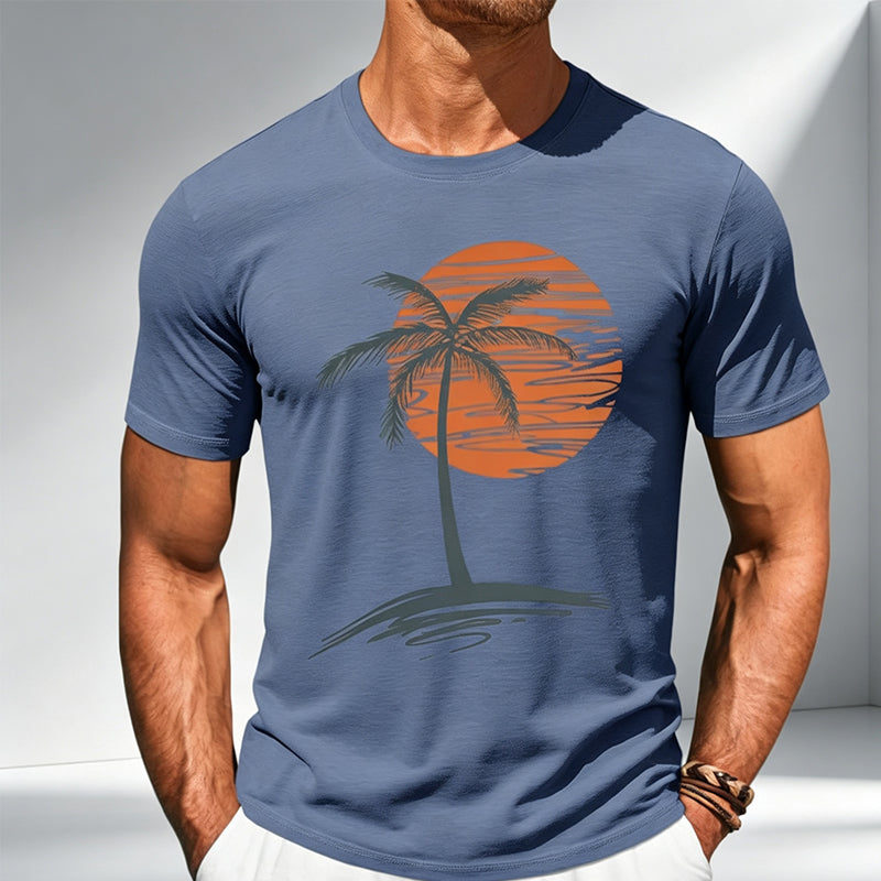Herr Casual Kortärmad T-shirt