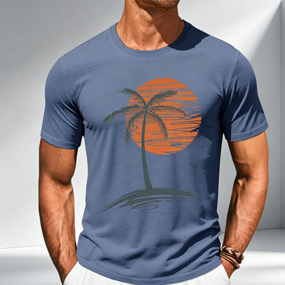 Herr Casual Kortärmad T-shirt