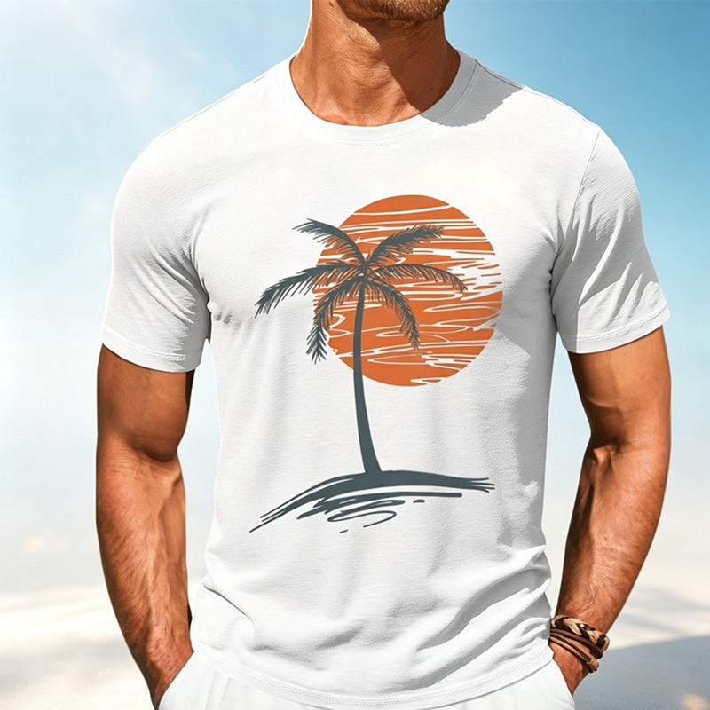 Herr Casual Kortärmad T-shirt