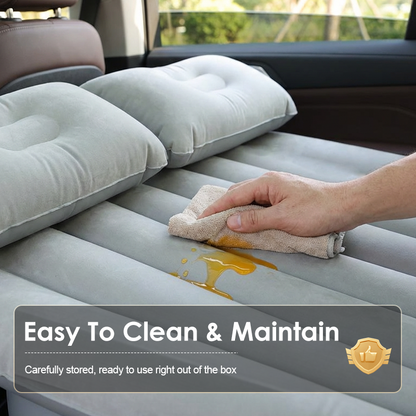 🛏️ 50% RABATT NU! 🚗 Uppblåsbar Luftmadrass för Bilen – Mjuk & Stödjande – Perfekt för Bilsemester, Camping & Gästsäng – Komplett Set med Pump & Kuddar 🌙