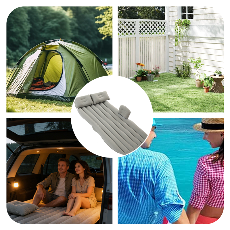 🛏️ 50% RABATT NU! 🚗 Uppblåsbar Luftmadrass för Bilen – Mjuk & Stödjande – Perfekt för Bilsemester, Camping & Gästsäng – Komplett Set med Pump & Kuddar 🌙