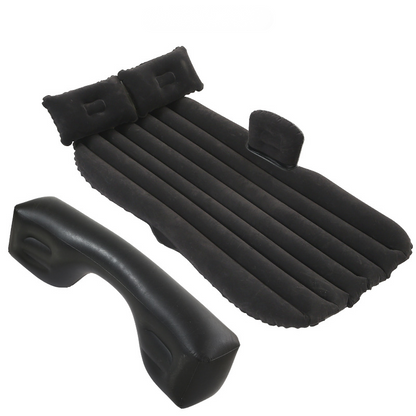 🛏️ 50% RABATT NU! 🚗 Uppblåsbar Luftmadrass för Bilen – Mjuk & Stödjande – Perfekt för Bilsemester, Camping & Gästsäng – Komplett Set med Pump & Kuddar 🌙