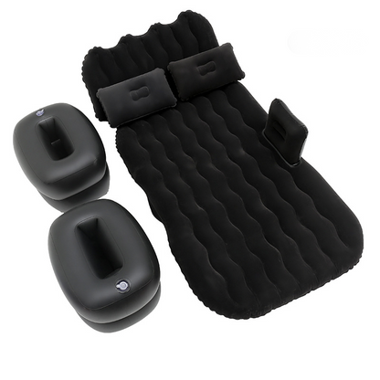 🛏️ 50% RABATT NU! 🚗 Uppblåsbar Luftmadrass för Bilen – Mjuk & Stödjande – Perfekt för Bilsemester, Camping & Gästsäng – Komplett Set med Pump & Kuddar 🌙