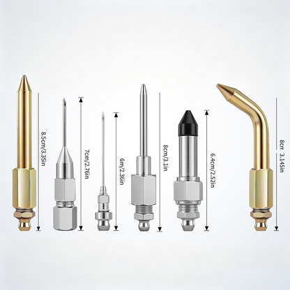 Smörjpistol Nålmunstycke Set